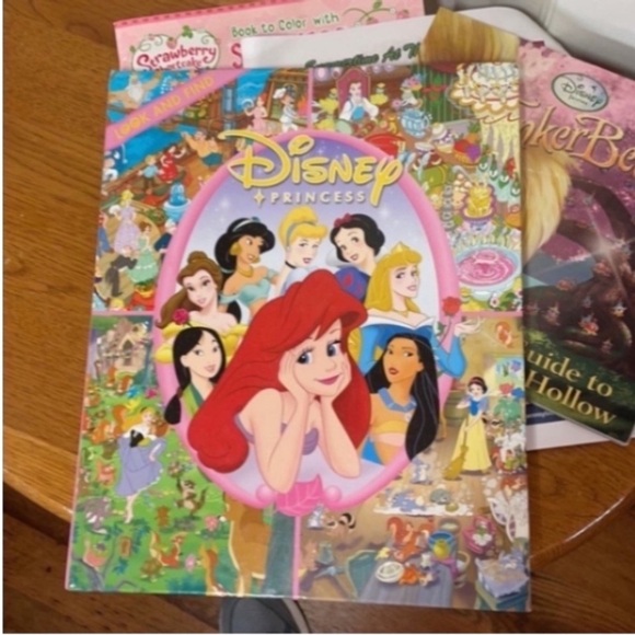Book Bundle Princess Look Find Strawberry Shortcake Minnie Mouse Tinker Bell - Picture 3 of 16